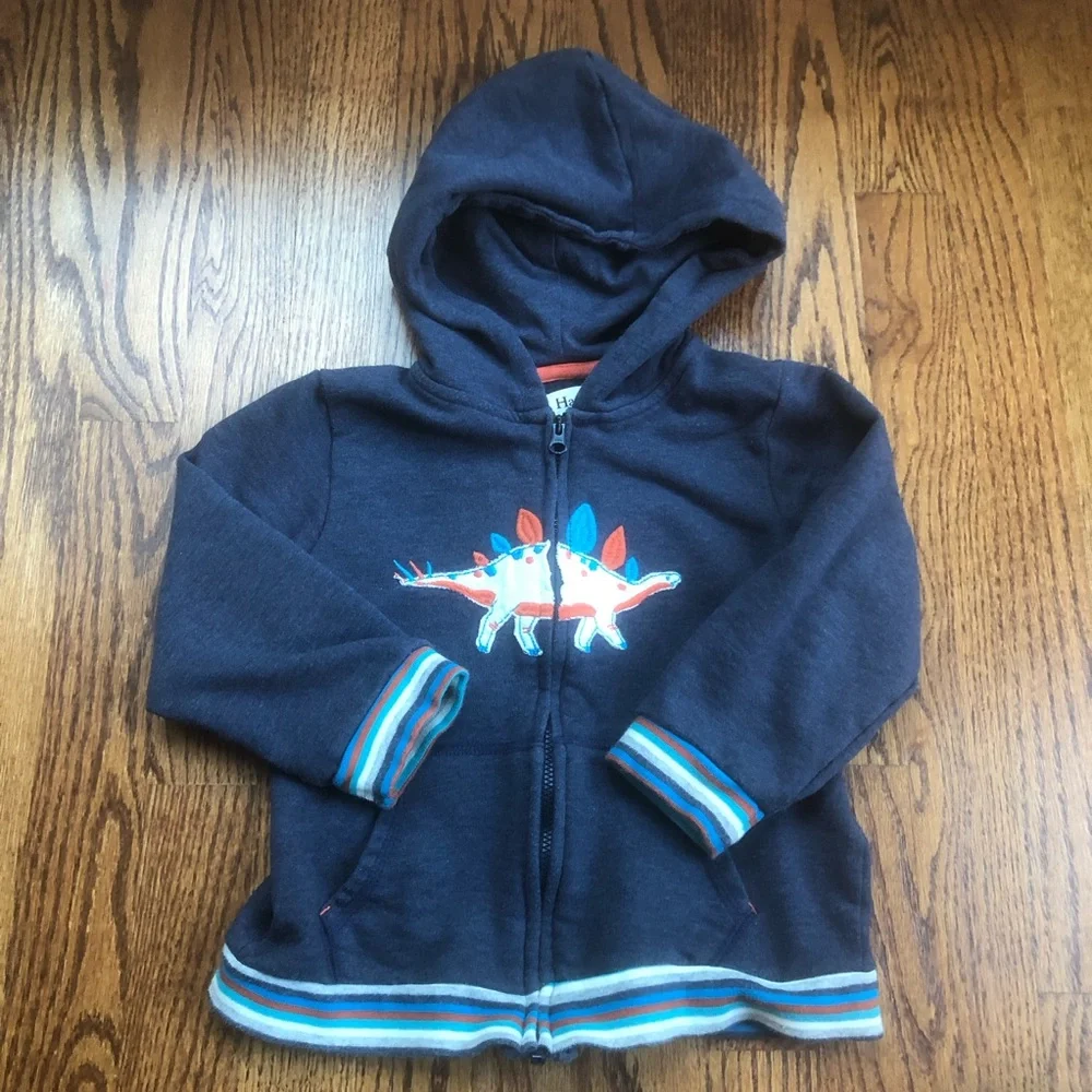 Hatley Dinosaur Hoodie Sweatshirt 4T - Picture 1 of 7